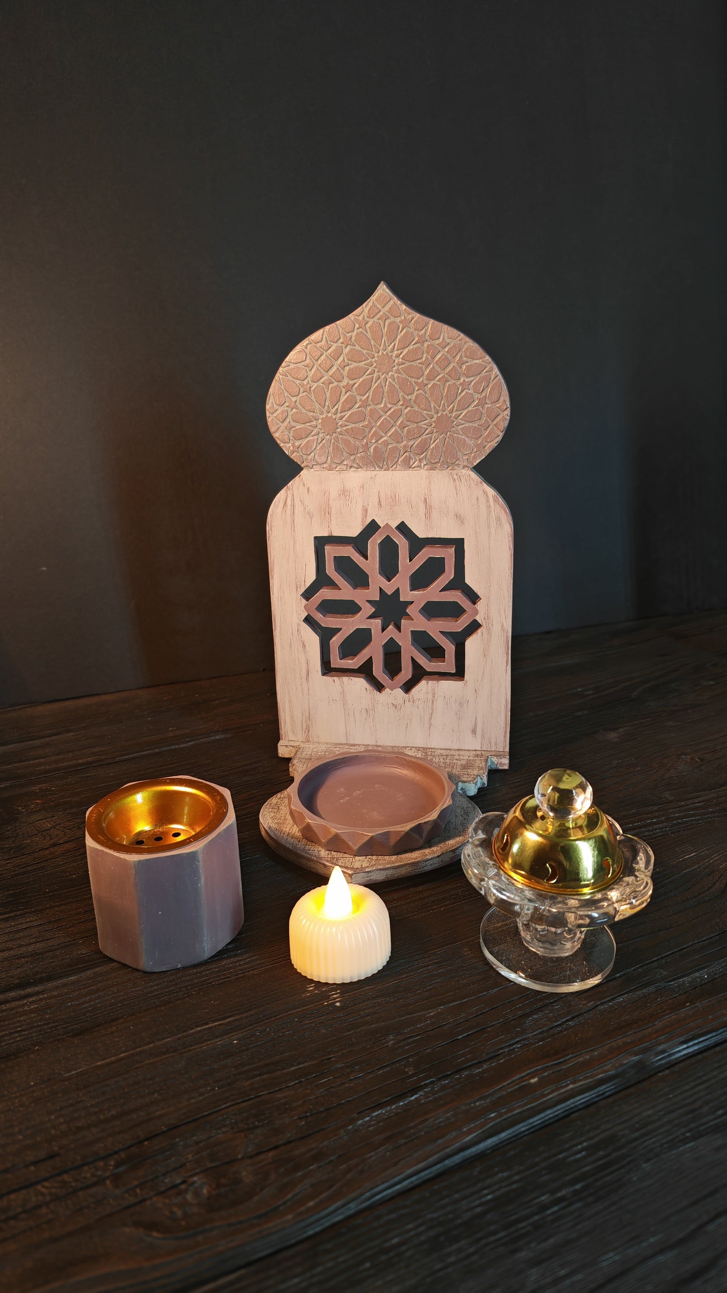 طقم مبخرة صنع يدوي 